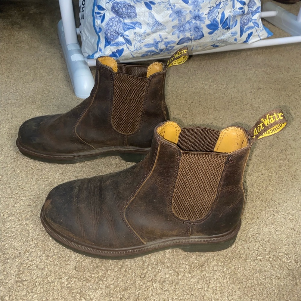 Dr. Martens The Original Brown Pull-On Boots - Picture 2 of 7